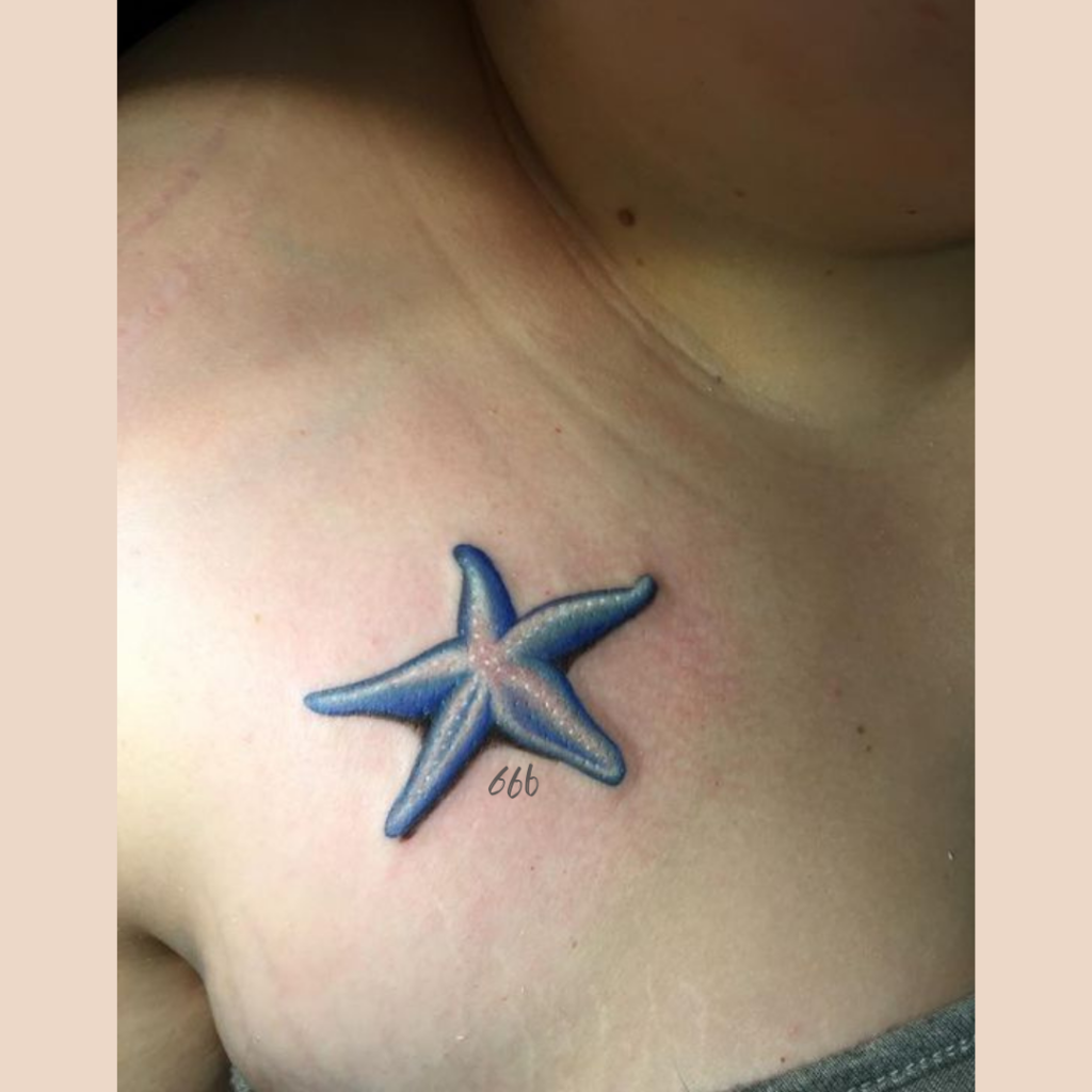 666 Tattoo meaning Starfish