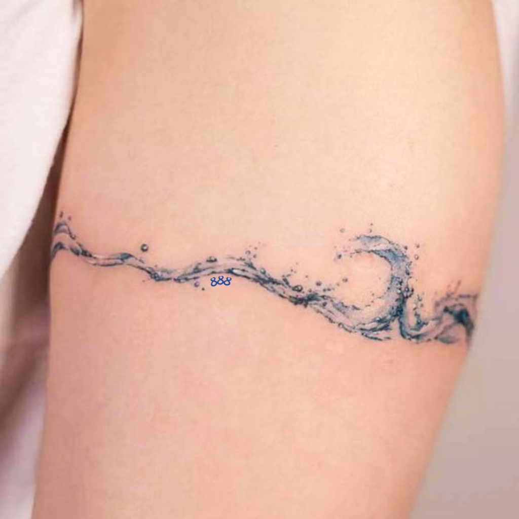 888 tattoo meaning water