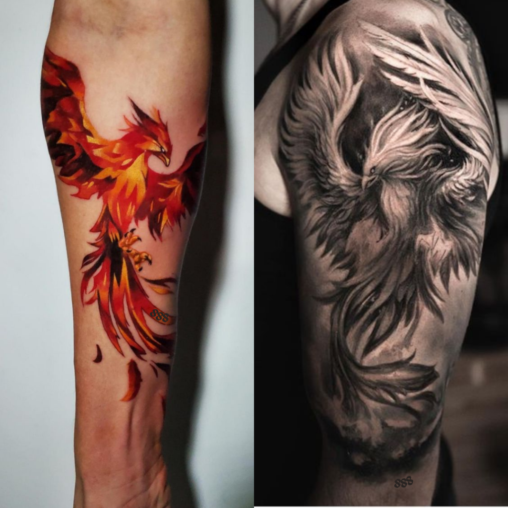 888 tattoo meaning phoenix